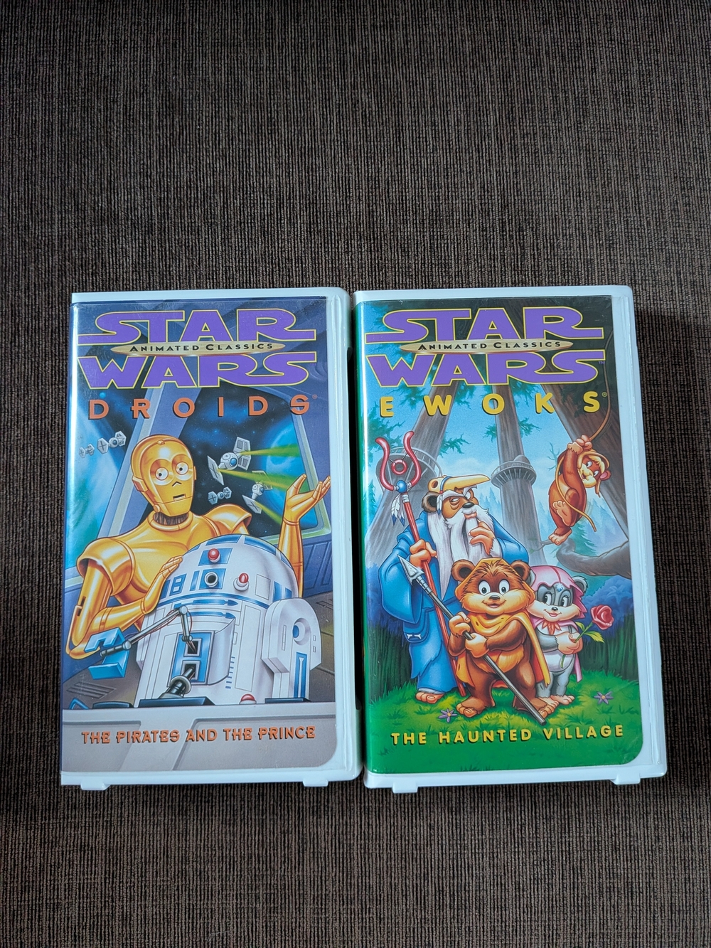 Star Wars Droids & Ewoks VHS Set